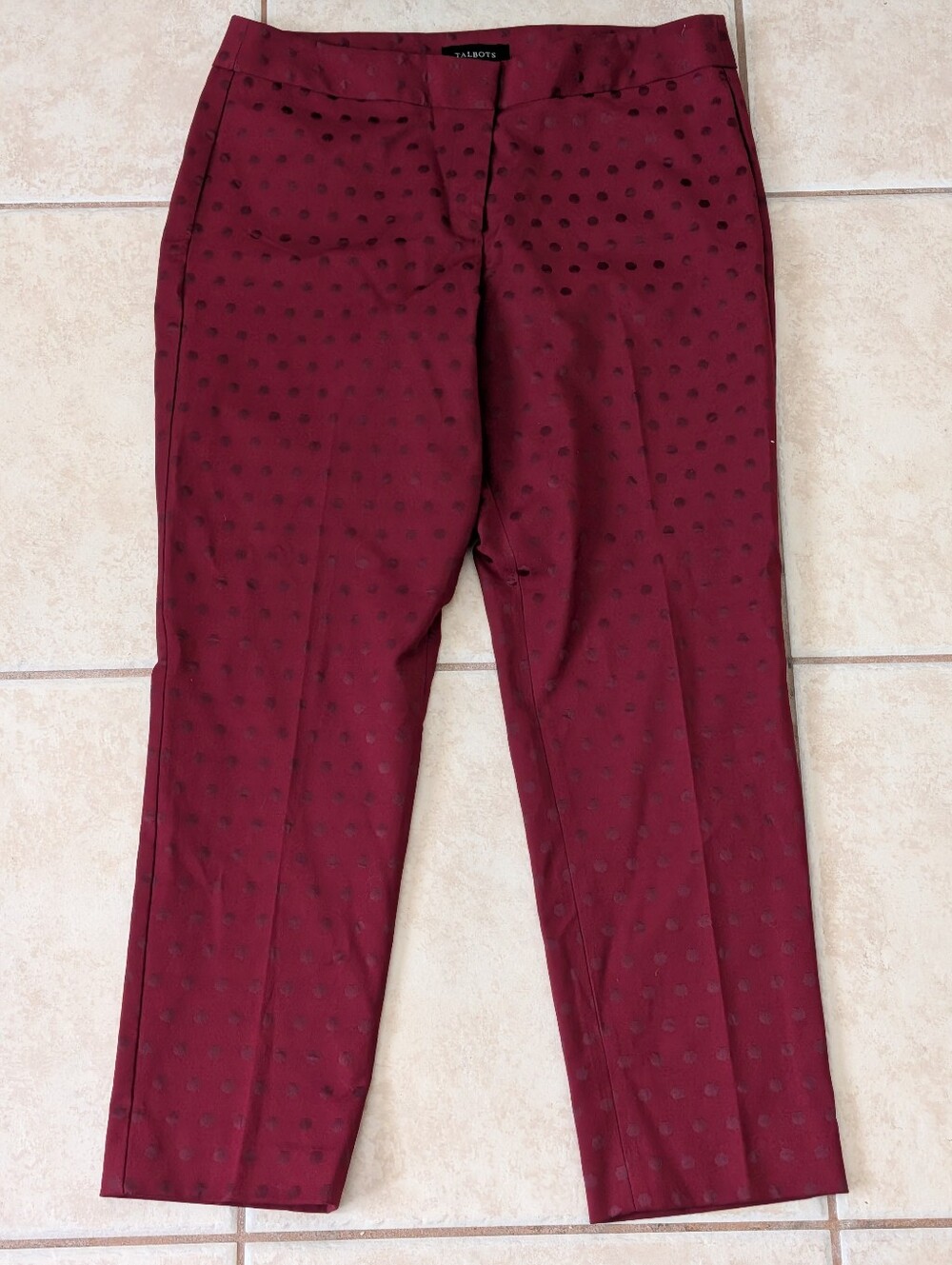 Talbots Signature Polka Dot Pants Size 12